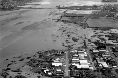 1937 - black and white aerial image