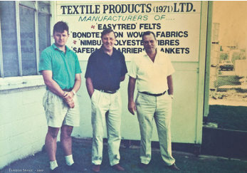 Bob Mick Barry 1990 - group photo